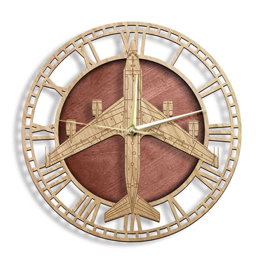 RC-135 Rivet Joint Wood Wall Clock THE AVIATOR